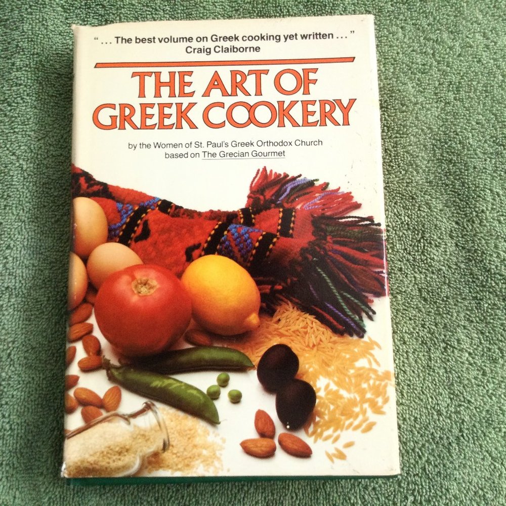 Greek Cookbook 1963 -Customs &Traditions Map of Greek Islands Wonderful Recipes